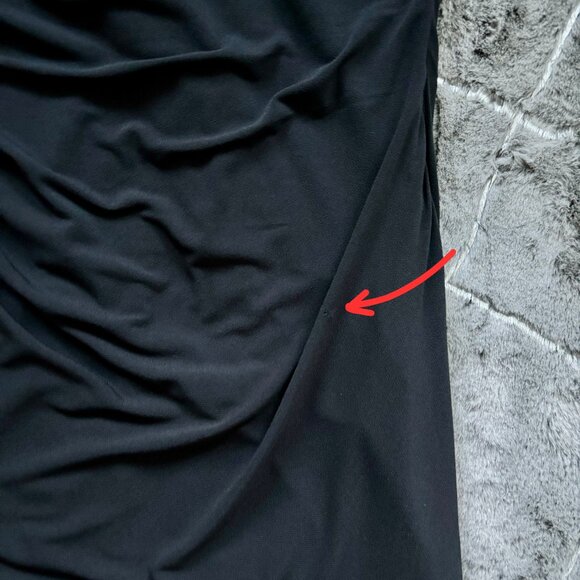 NWT HONEYLOVE InnerPower Sleeveless Shapeware Black Midi Dress Large - Picture 12 of 12